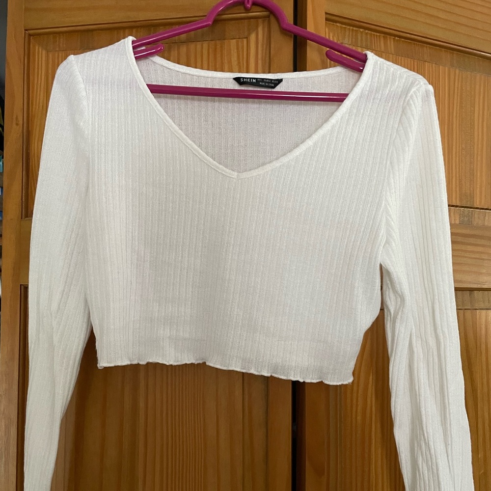Long Sleeve Cropped Top